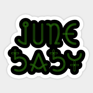 Month of June Sticker